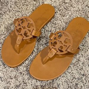 NEW! Tory Burch Brown Cutout Sandals